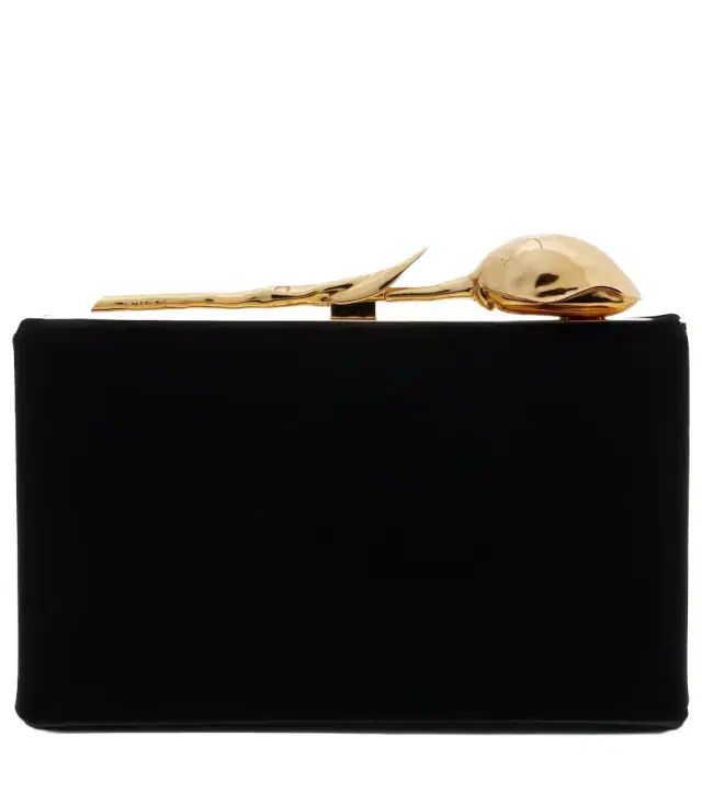 Bloom Mini velvet clutch