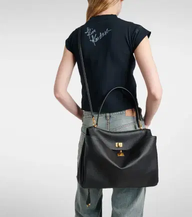 Balenciaga Rodeo Medium leather tote bag | Thumbnail 4