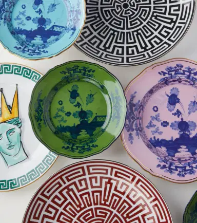 Ginori 1735 Oriente Italiano porcelain dessert plate | Thumbnail 3
