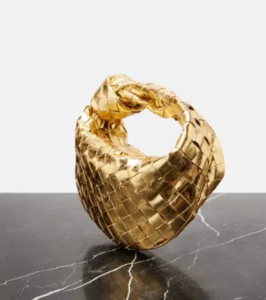 Bottega Veneta Jodie Intrecciato metallic leather tote bag | Thumbnail 2