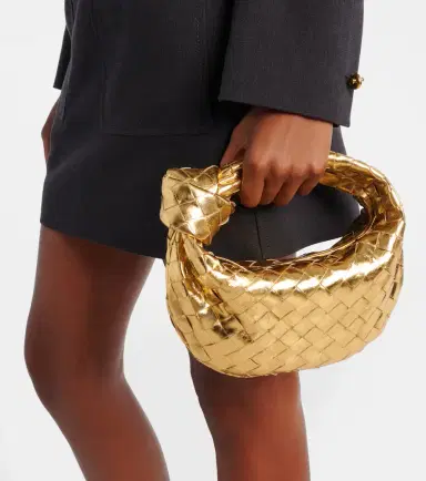 Bottega Veneta Jodie Intrecciato metallic leather tote bag | Thumbnail 5