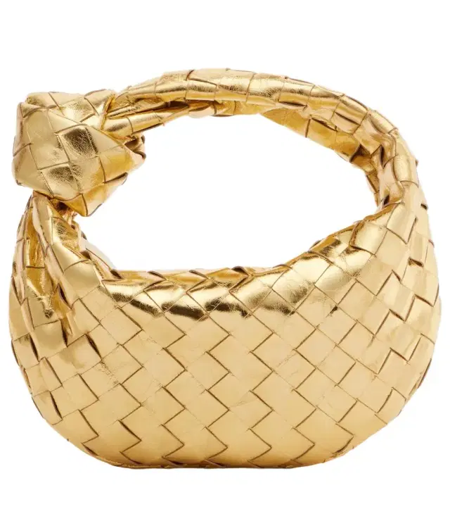 Bottega Veneta Jodie Intrecciato metallic leather tote bag