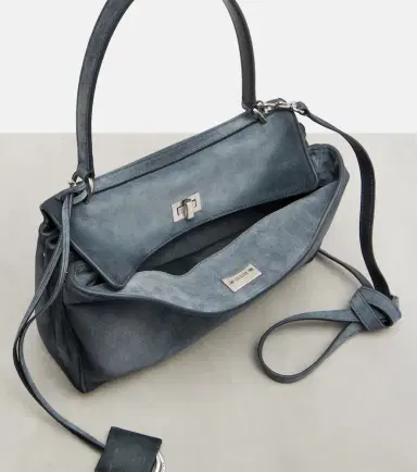 Balenciaga Rodeo Small suede top-handle bag | Thumbnail 2