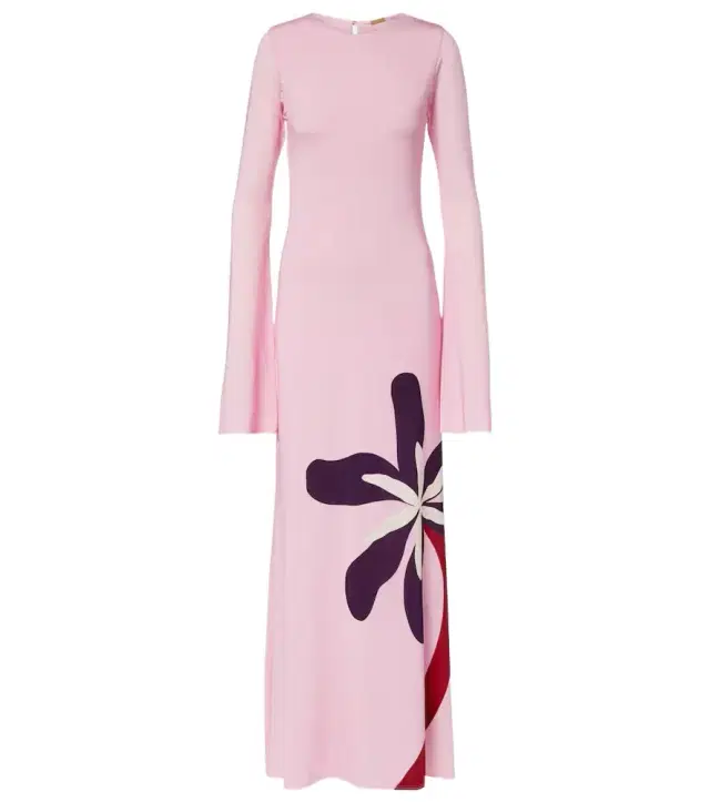 Amay floral jersey maxi dress