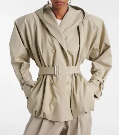 Magda Butrym Belted cotton-blend jacket | Thumbnail 4 Magda Butrym Belted cotton-blend jacket | Thumbnail 4