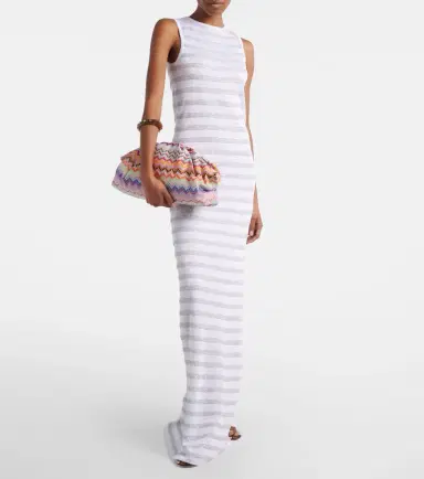Missoni Zigzag Large jacquard clutch | Thumbnail 5