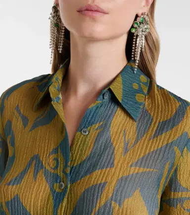 Dries Van Noten Printed silk shirt | Thumbnail 3