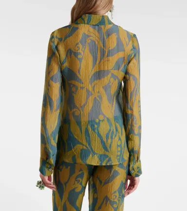 Dries Van Noten Printed silk shirt | Thumbnail 5