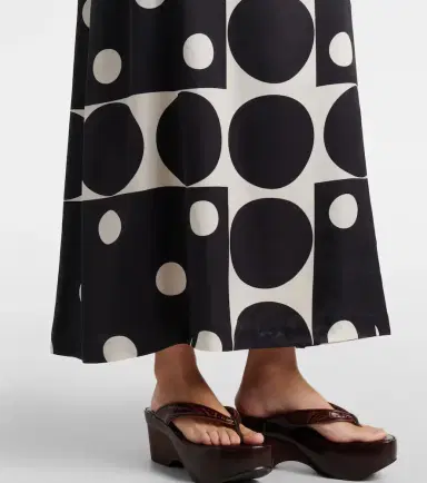 Dries Van Noten Polka-dot maxi dress | Thumbnail 3