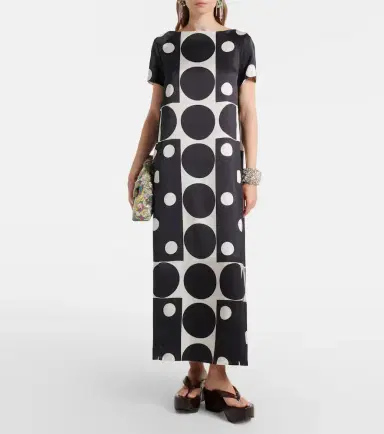 Dries Van Noten Polka-dot maxi dress | Thumbnail 5