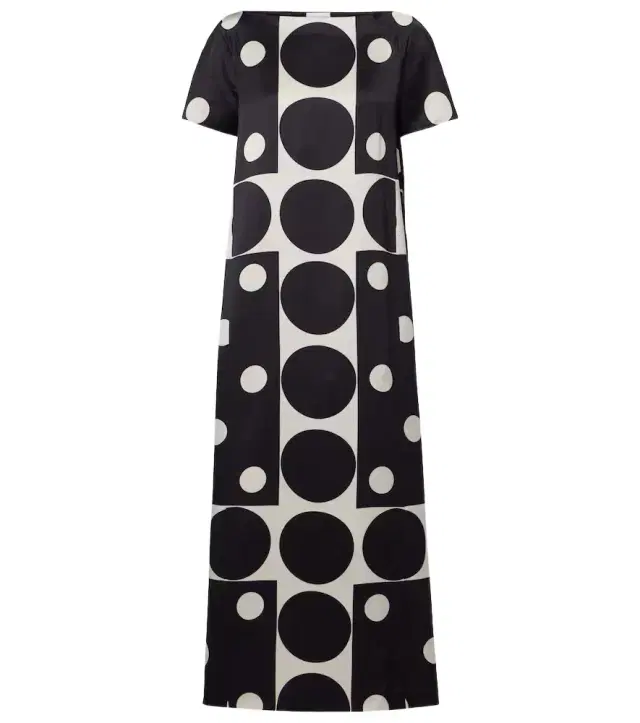 Dries Van Noten Polka-dot maxi dress