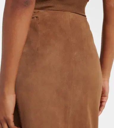 Nour Hammour Leather wrap skirt | Thumbnail 4