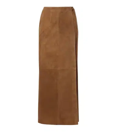 Nour Hammour Leather wrap skirt | Thumbnail 1