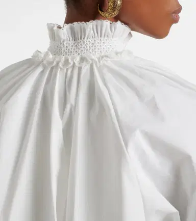 Zimmermann Alchemy lace-trimmed cotton poplin maxi dress | Thumbnail 3