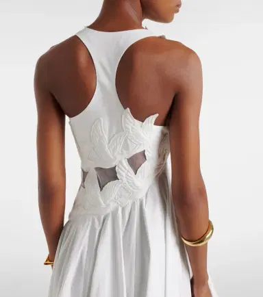 Zimmermann Luna patch-appliqué cotton midi dress | Thumbnail 4 Zimmermann Luna patch-appliqué cotton midi dress | Thumbnail 4