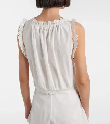 DÔEN Dôen Traveler embroidered cotton top | Thumbnail 2