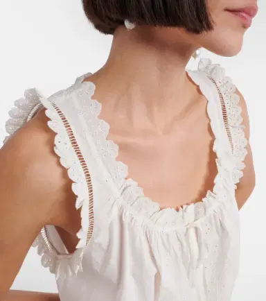 DÔEN Dôen Traveler embroidered cotton top | Thumbnail 5