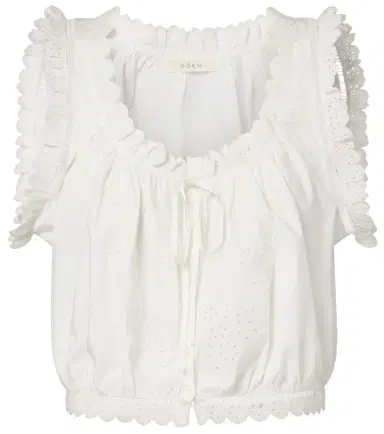 DÔEN Dôen Traveler embroidered cotton top | Thumbnail 1