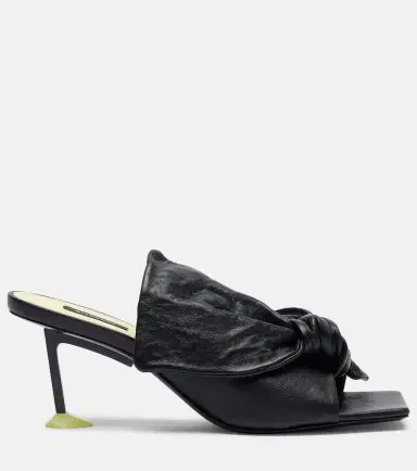 Givenchy Boudoir Bow leather mules | Thumbnail 2