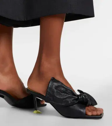Givenchy Boudoir Bow leather mules | Thumbnail 5