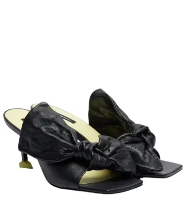 Givenchy Boudoir Bow leather mules | Thumbnail 1