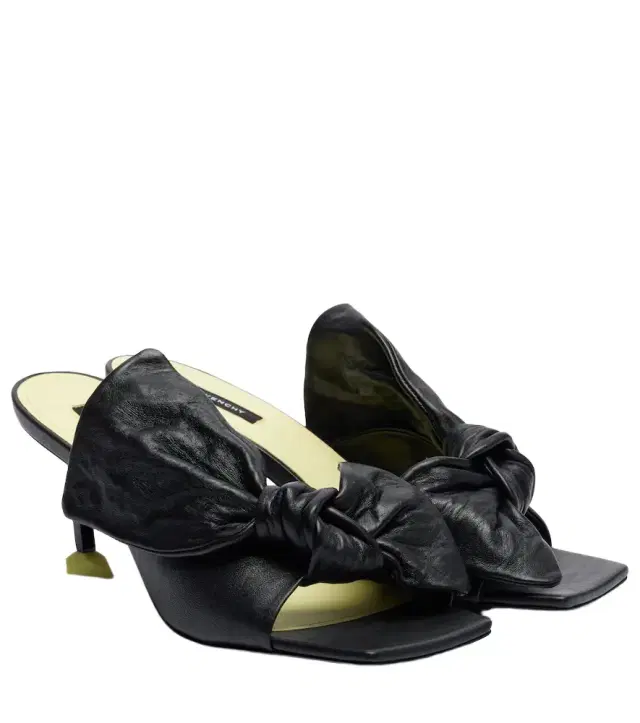 Givenchy Boudoir Bow leather mules