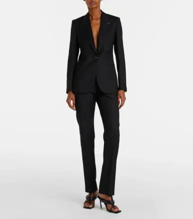 Givenchy Chalk stripe wool slim pants | Thumbnail 6