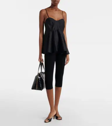 RÓHE Róhe Peplum wool and silk bustier top | Thumbnail 2 RÓHE Róhe Peplum wool and silk bustier top | Thumbnail 2