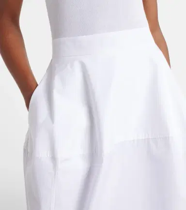 RÓHE Róhe Cotton poplin midi skirt | Thumbnail 3 RÓHE Róhe Cotton poplin midi skirt | Thumbnail 3