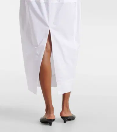 RÓHE Róhe Cotton poplin midi skirt | Thumbnail 6 RÓHE Róhe Cotton poplin midi skirt | Thumbnail 6