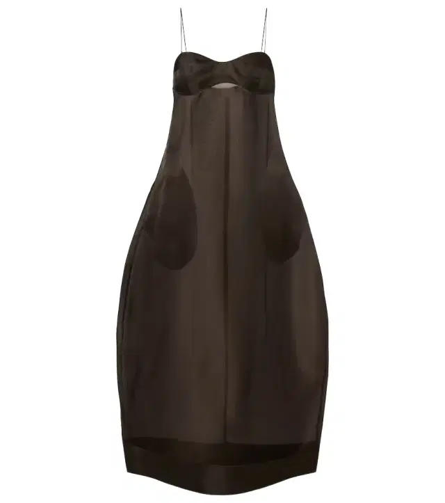 Róhe Silk organza midi dress