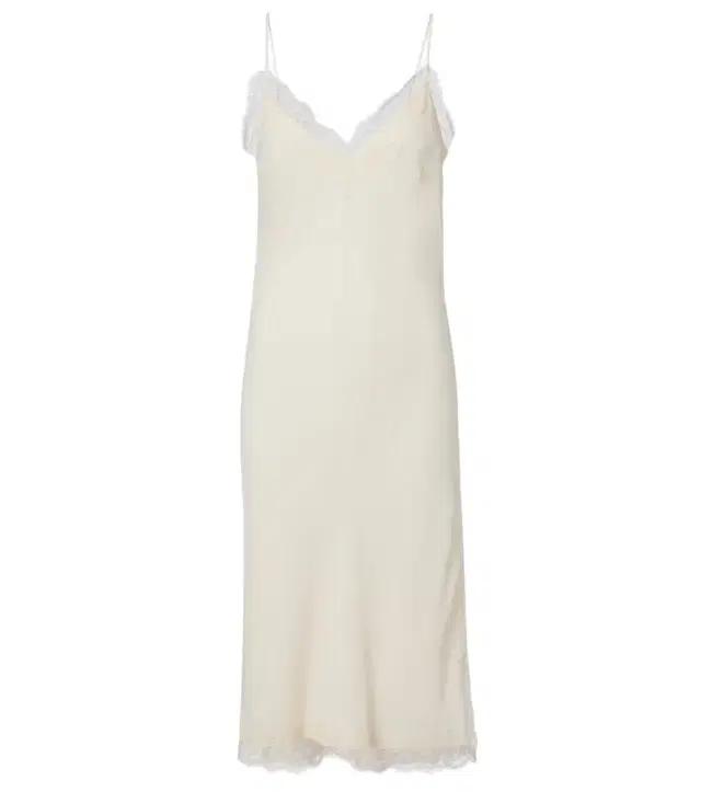 Róhe Lace-trimmed slip dress Róhe Lace-trimmed slip dress