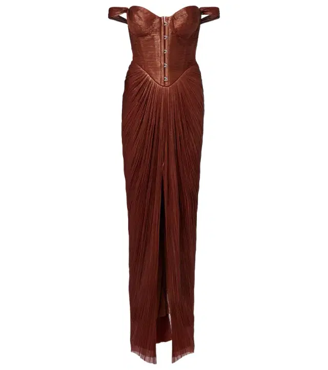 Maria Lucia Hohan Susie silk bustier gown
