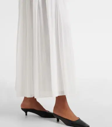 RÓHE Róhe Pleated cotton muslin maxi skirt | Thumbnail 2 RÓHE Róhe Pleated cotton muslin maxi skirt | Thumbnail 2