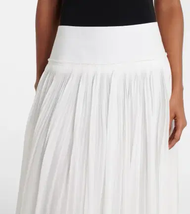 RÓHE Róhe Pleated cotton muslin maxi skirt | Thumbnail 4 RÓHE Róhe Pleated cotton muslin maxi skirt | Thumbnail 4