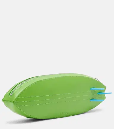 Staud Surfboard striped leather clutch | Thumbnail 3 Staud Surfboard striped leather clutch | Thumbnail 3