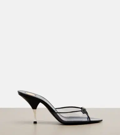 Saint Laurent Jerry crystal-embellished mules | Thumbnail 2 Saint Laurent Jerry crystal-embellished mules | Thumbnail 2