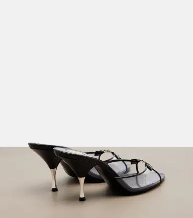 Saint Laurent Jerry crystal-embellished mules | Thumbnail 3 Saint Laurent Jerry crystal-embellished mules | Thumbnail 3