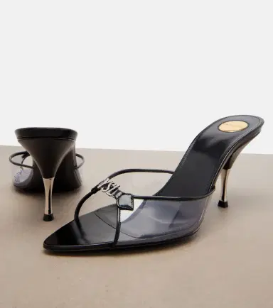 Saint Laurent Jerry crystal-embellished mules | Thumbnail 4 Saint Laurent Jerry crystal-embellished mules | Thumbnail 4
