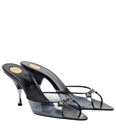 Saint Laurent Jerry crystal-embellished mules | Thumbnail 1 Saint Laurent Jerry crystal-embellished mules | Thumbnail 1