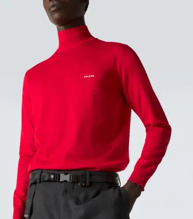 Prada Cotton turtleneck sweater | Thumbnail 5