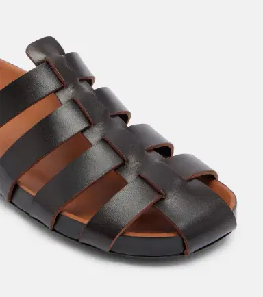 Jude Dusty leather fisherman sandals | Thumbnail 4
