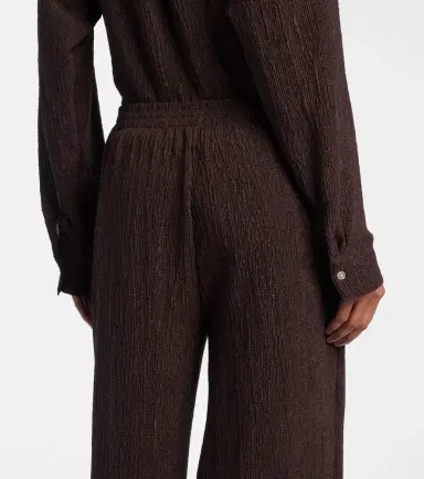 Jade Swim Mika seersucker wide-leg pants | Thumbnail 3
