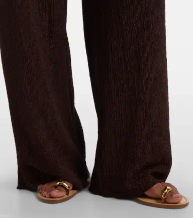 Jade Swim Mika seersucker wide-leg pants | Thumbnail 6