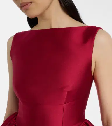 Roland Mouret Peplum taffeta top | Thumbnail 4