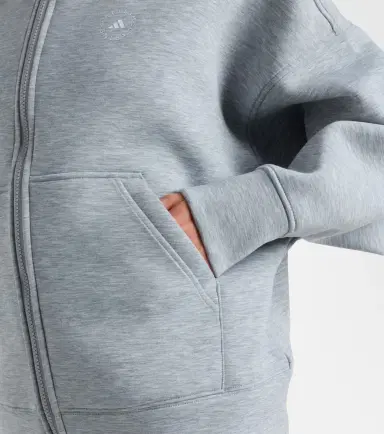 Adidas by Stella McCartney Scuba jersey zip-up hoodie | Thumbnail 2