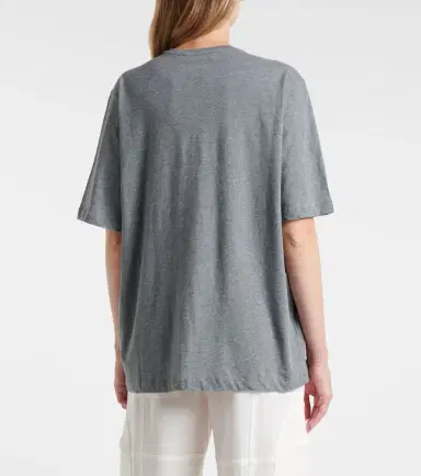 The Frankie Shop Harper cotton jersey T-shirt | Thumbnail 2