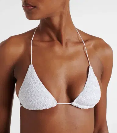 Oséree Oséree Bridal sequined bikini | Thumbnail 4
