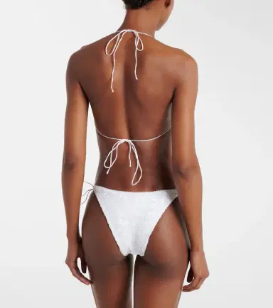 Oséree Oséree Bridal sequined bikini | Thumbnail 5