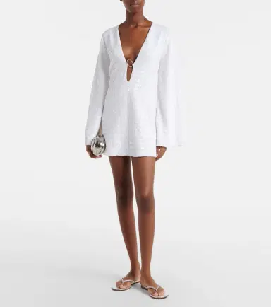Oséree Oséree Bridal sequined minidress | Thumbnail 3